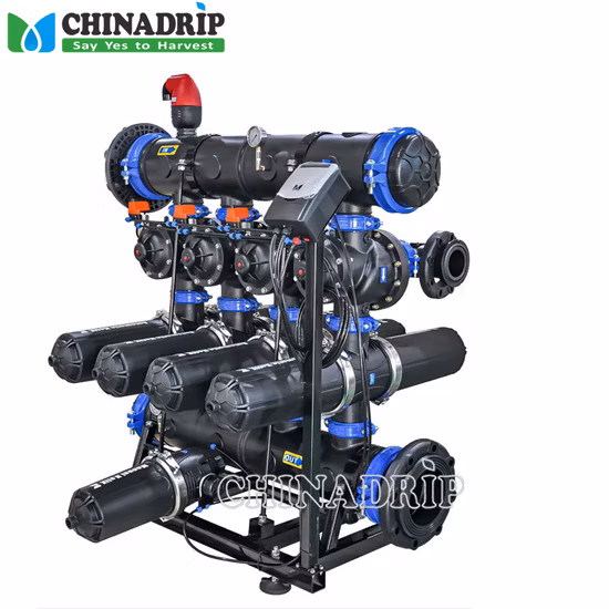 農業灌漑システム/農業点滴灌漑装置システム用の自動Backawsh自己洗浄ディスクフィルター